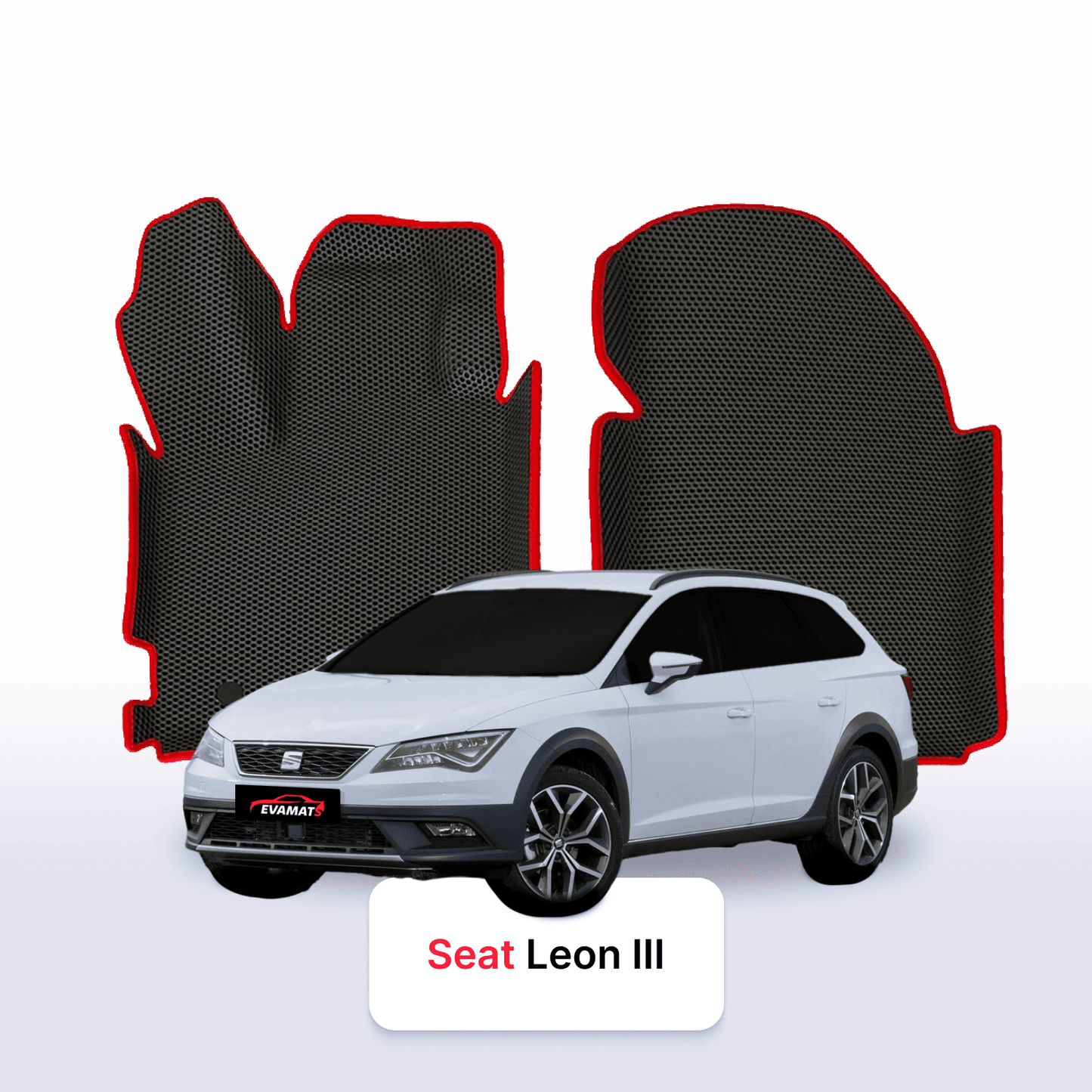 Autokoberce EVAMATS pro SEAT Leon X-PERIENCE 3 gen 2012-2020 rok STATION WAGON