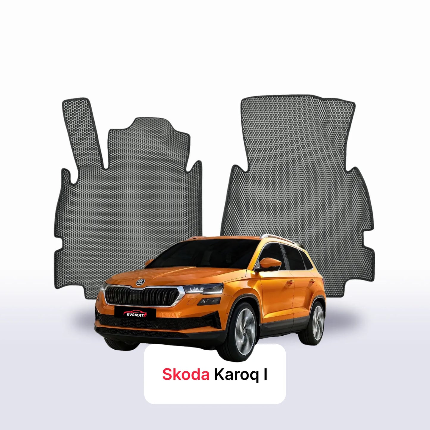 Autokoberce EVAMATS pro Skoda Karoq 1 gen 2017-2028 r. SUV