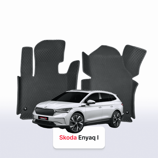Autokoberce EVAMATS pro 7místné SUV Škoda Enyaq 1 gen 2020-2025