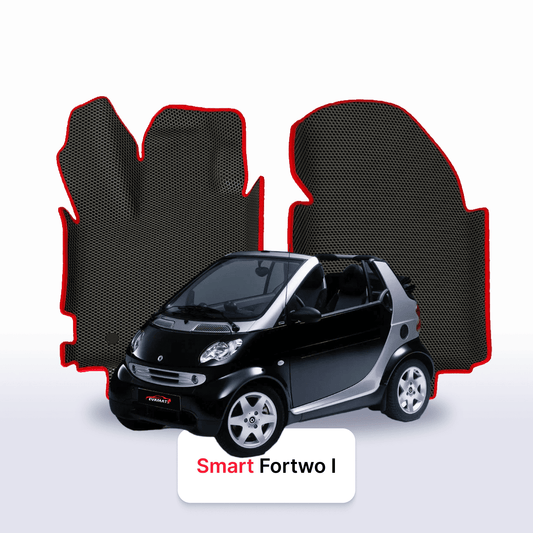 Autokoberce EVAMATS pro Smart Fortwo 1 gen 1998-2007 rok CABRIO