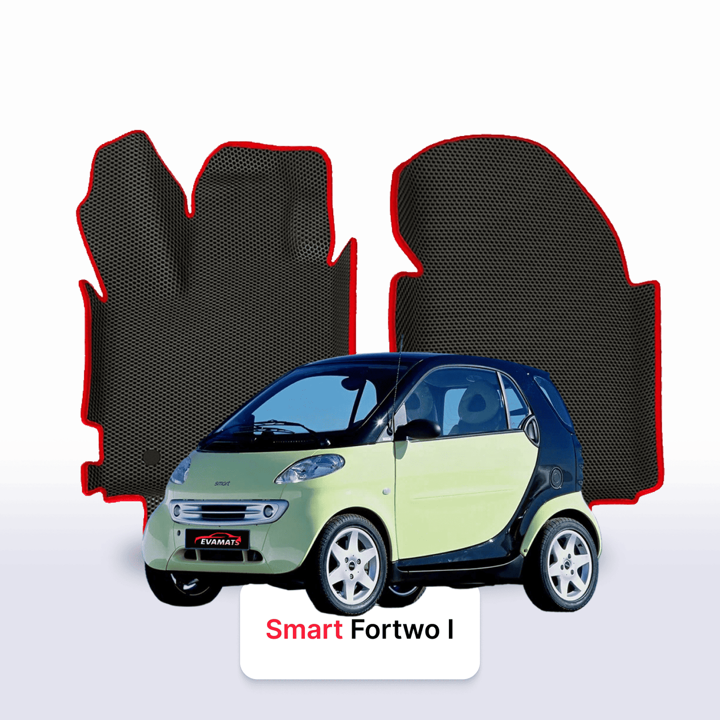 Autokoberce EVAMATS pro Smart Fortwo 1 gen 1998-2007 rok HATCHBACK 3dv.