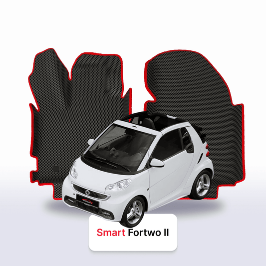 Autokoberce EVAMATS pro Smart Fortwo 2 gen 2007-2015 rok CABRIO