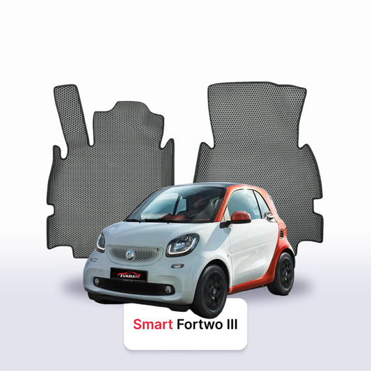 Autokoberce EVAMATS pro Smart Fortwo 3 gen 2014-2025 rok HATCHBACK 3dv.