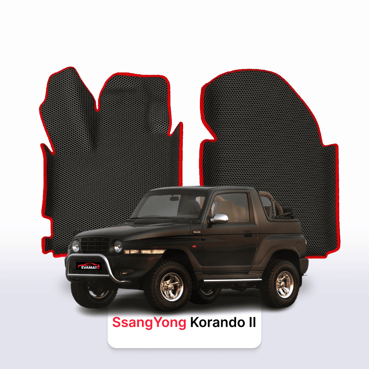 Autokoberce EVAMATS pro SsangYong Korando 2 gen 1996-2006 rok SUV CABRIO 3dv.