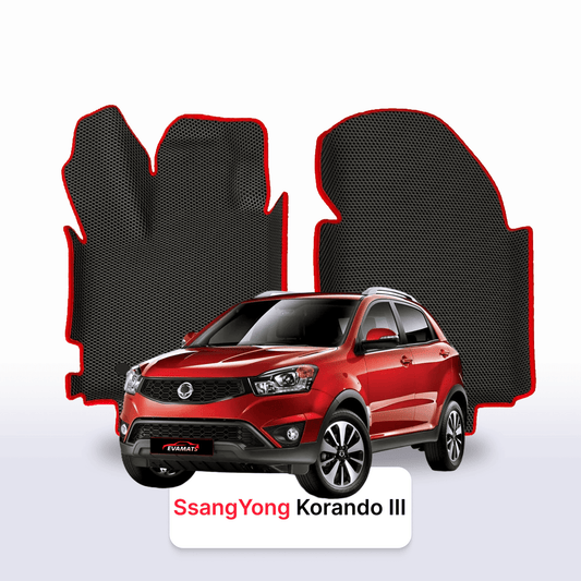 Autokoberce EVAMATS pro SsangYong Korando 3 gen 2010-2019 rok SUV 5dv.
