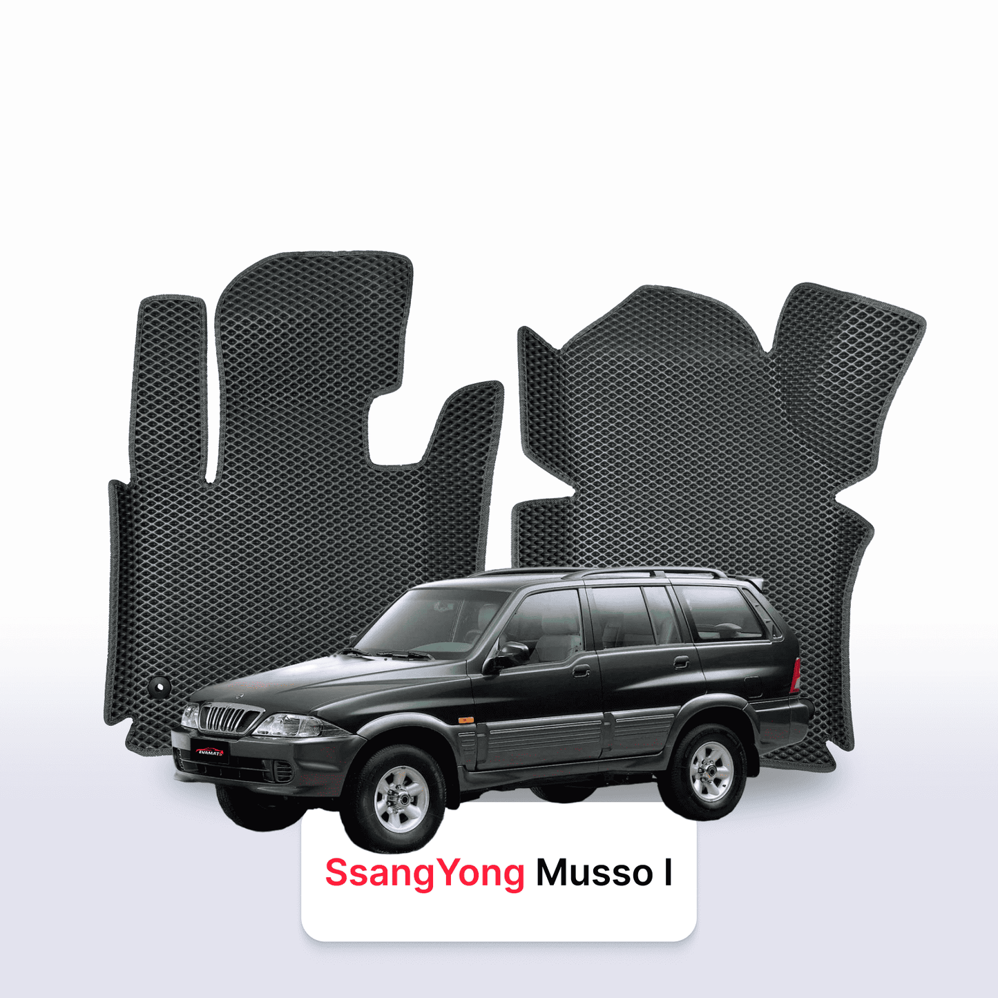 Autokoberce EVAMATS pro SUV SsangYong Musso 1 gen 1993-2006