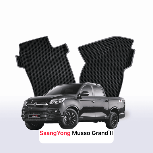 Autokoberce EVAMATS pro SsangYong Musso Grand 2 gen 2018-2021 rok PICK-UP dvoukabina