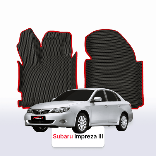 Autokoberce EVAMATS pro Subaru Impreza 3 gen 2007-2011 rok SEDAN