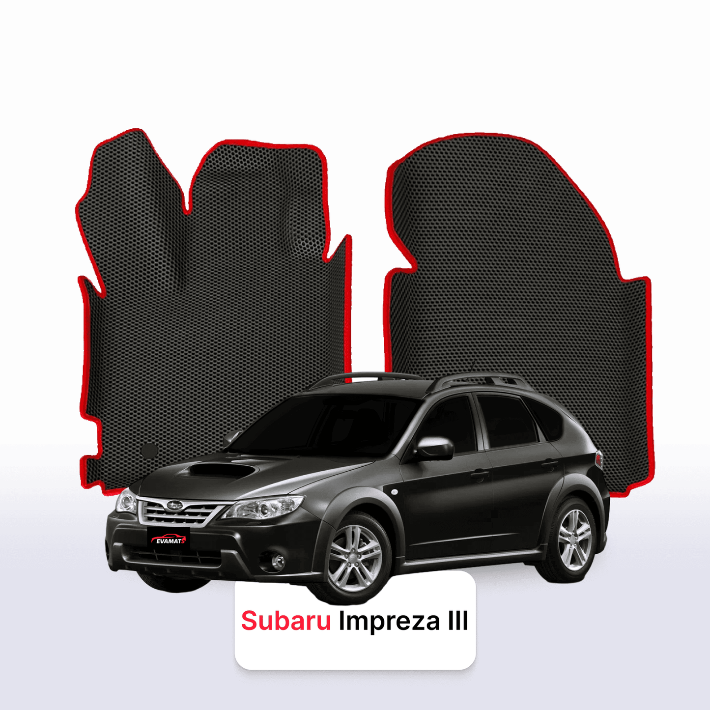 Autokoberce EVA pro Subaru Impreza(XV) 3 gen 2007-2011 r. HATCHBACK 5 dveří