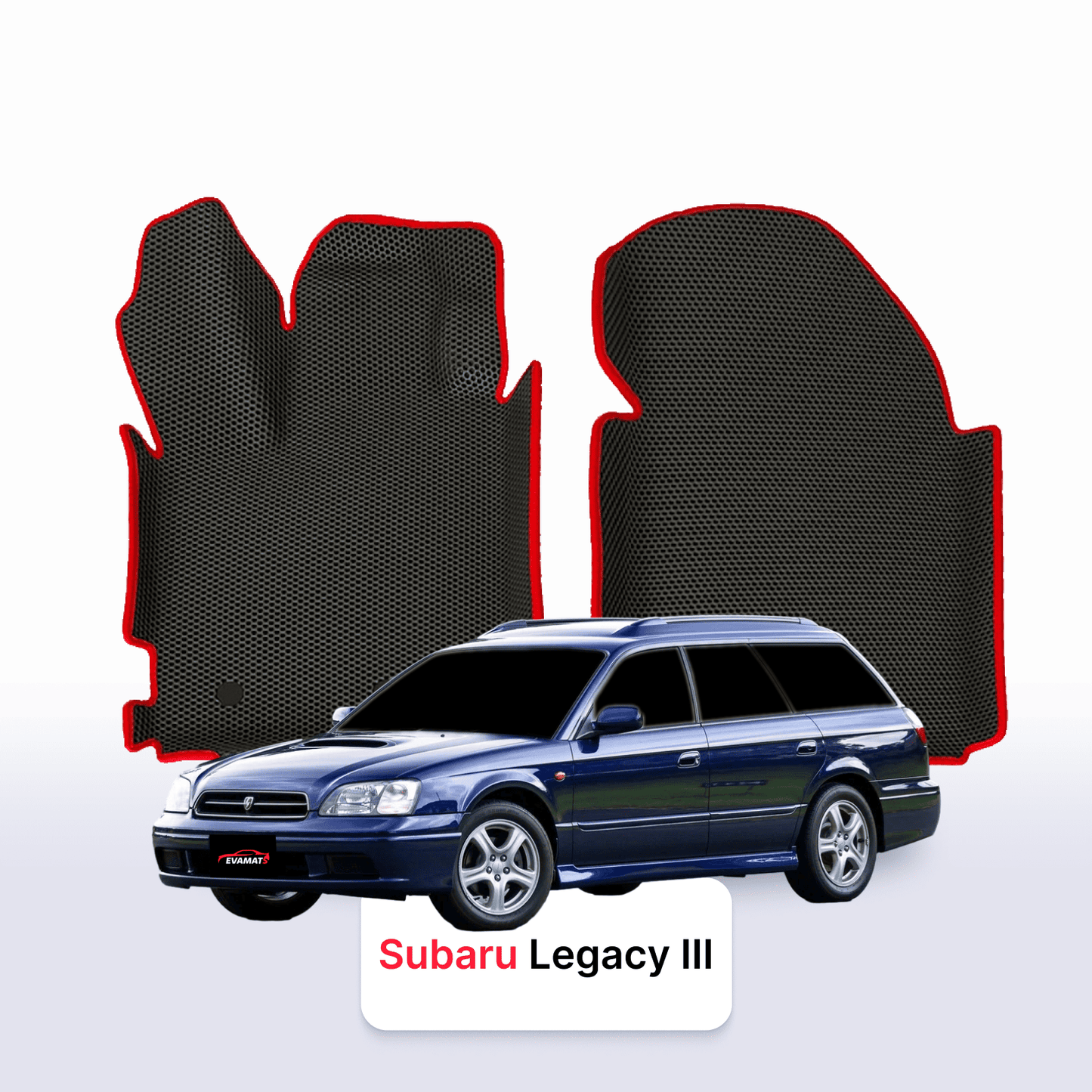 Autokoberce EVAMATS pro Subaru Legacy 3 gen 1998-2004 rok STATION WAGON