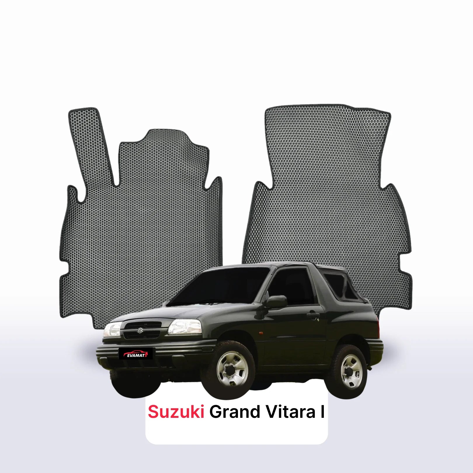 Autokoberce EVA pro Suzuki Grand Vitara(FT) 1 gen 1997-2006 r. SUV 3 dveře Canvas Top