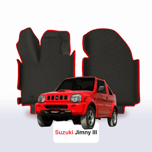 Autokoberce EVAMATS pro Suzuki Jimny(JB43) 3 gen 1998-2012 SUV 3dveřová Otevřená střecha