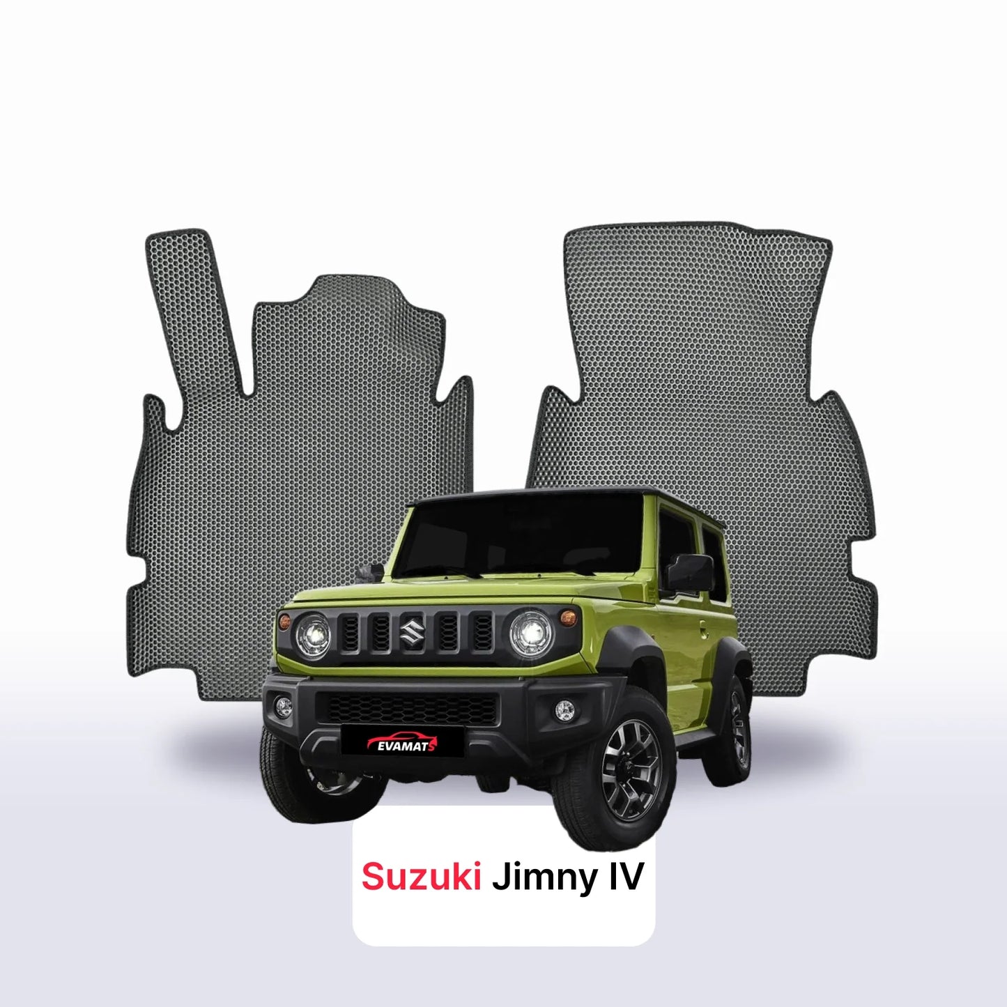 Autokoberce EVAMATS pro Suzuki Jimny (JB64) 2 místný 4 gen 2018-2025 rok SUV 3 dveře
