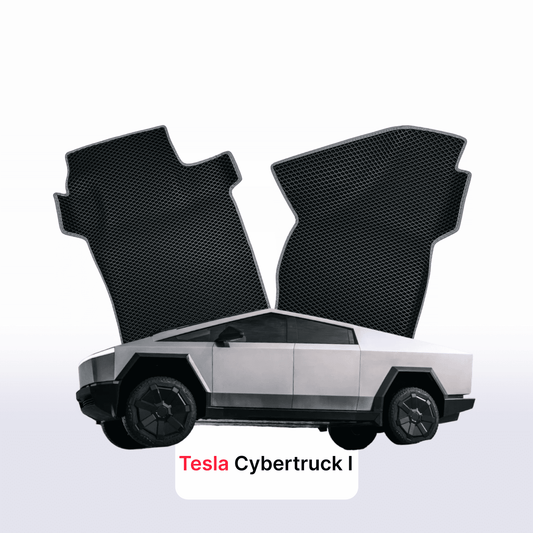 Autokoberce EVAMATS pro Tesla CyberNÁKLADNÍ AUTO 1 gen 2023-2028 r. PICK-UP dvojkabina