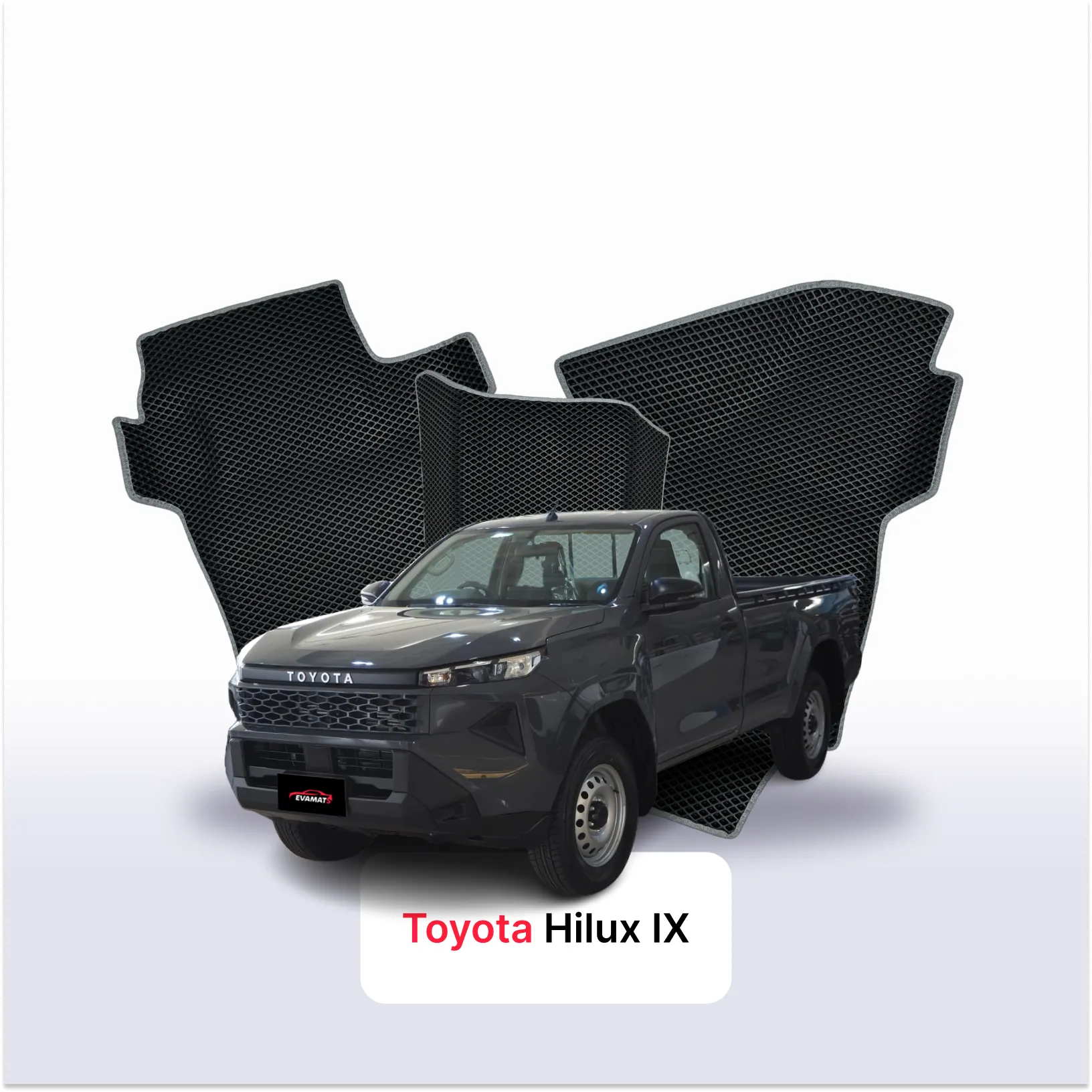 Autokoberce EVA pro Toyota Hilux IX gen 2026-2030 r. PICK-UP jednokabina