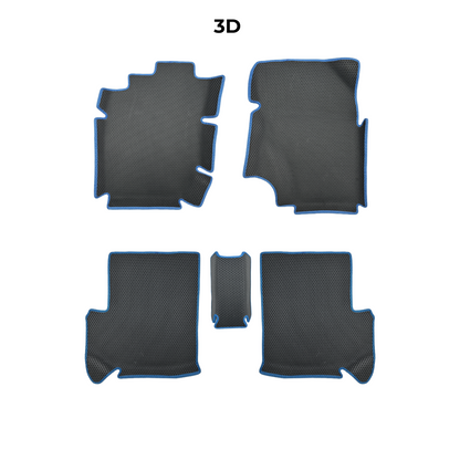 Autokoberce EVAMATS pro Jeep Wrangler(JK) 3 gen 2007-2018 rok SUV 5dv.