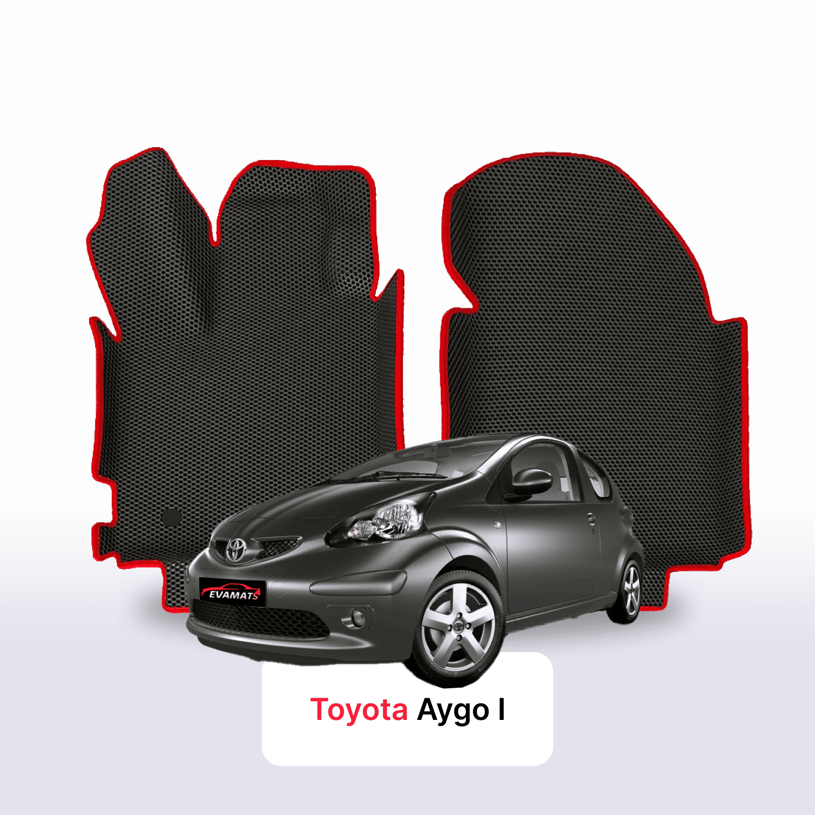 Autokoberce EVA pro Toyota Aygo 1 gen 2005-2014 r. HATCHBACK 3 dveře