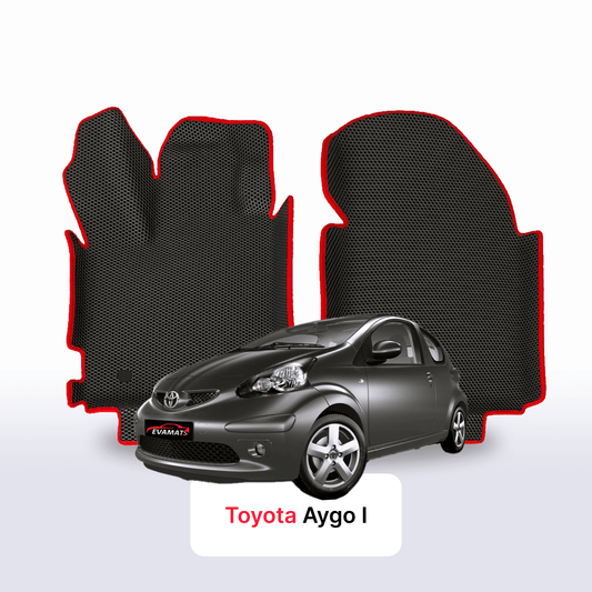 Autokoberce EVAMATS pro Toyota Aygo 1 gen 2005-2014 rok HATCHBACK 3dv.