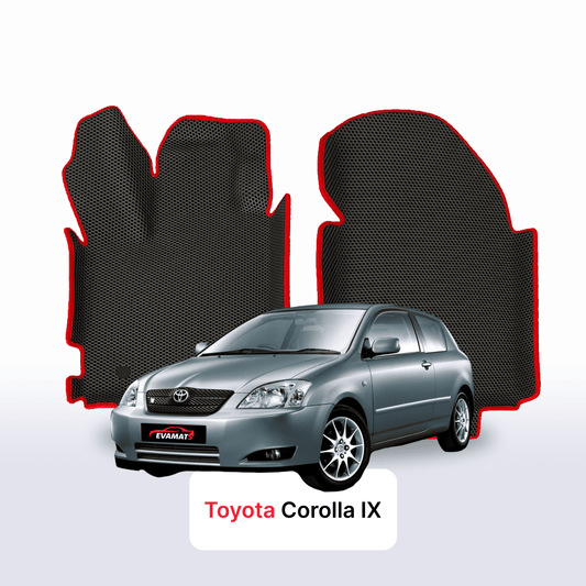 Autokoberce EVAMATS pro Toyota Corolla 9 gen 2000-2007 rok HATCHBACK 3dv. Autokoberce EVAMATS pro Toyota Corolla 9 gen 2000-2007 rok HATCHBACK 3dv.