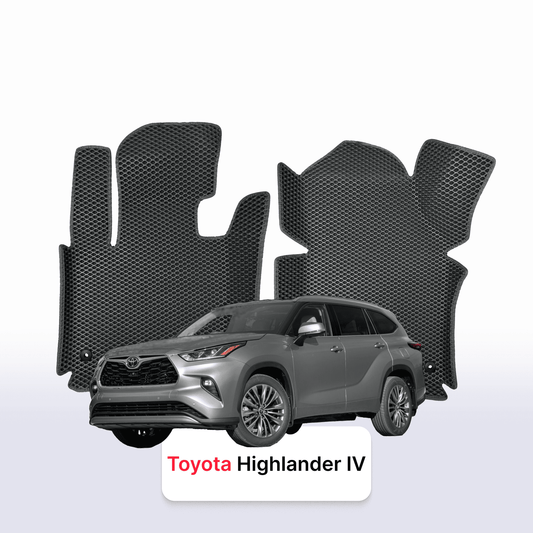 Autokoberce EVAMATS pro 7místné SUV Toyota Highlander 4 gen 2019-2023