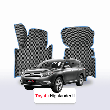 Autokoberce EVAMATS pro Toyota Highlander 2 gen 2007-2013 rok SUV 7 míst