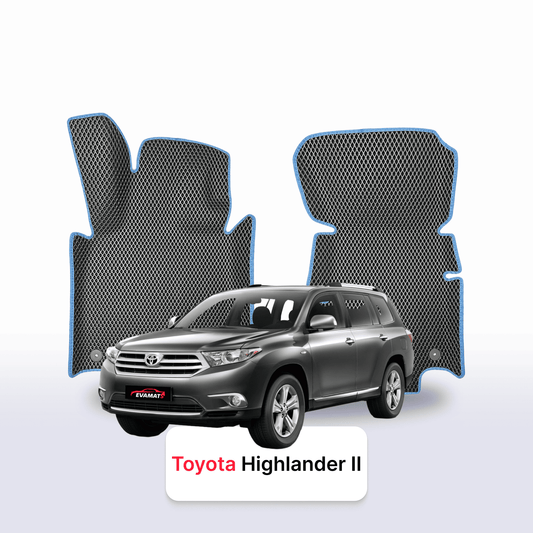 Autokoberce EVAMATS pro Toyota Highlander 2 gen 2007-2013 rok SUV 7 míst