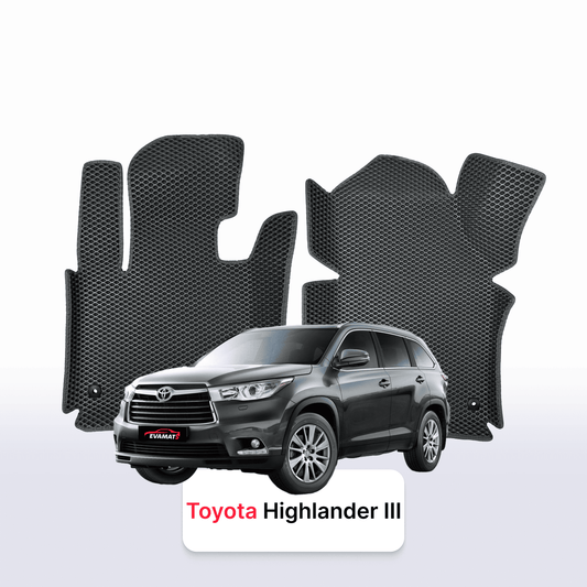 Autokoberce EVA pro Toyota Highlander 3 gen 2013-2019 r. SUV 5 dveří