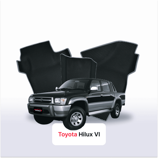 Autokoberce EVAMATS pro Toyota Hilux 6 gen 1997-2005 rok PICK-UP dvoukabina