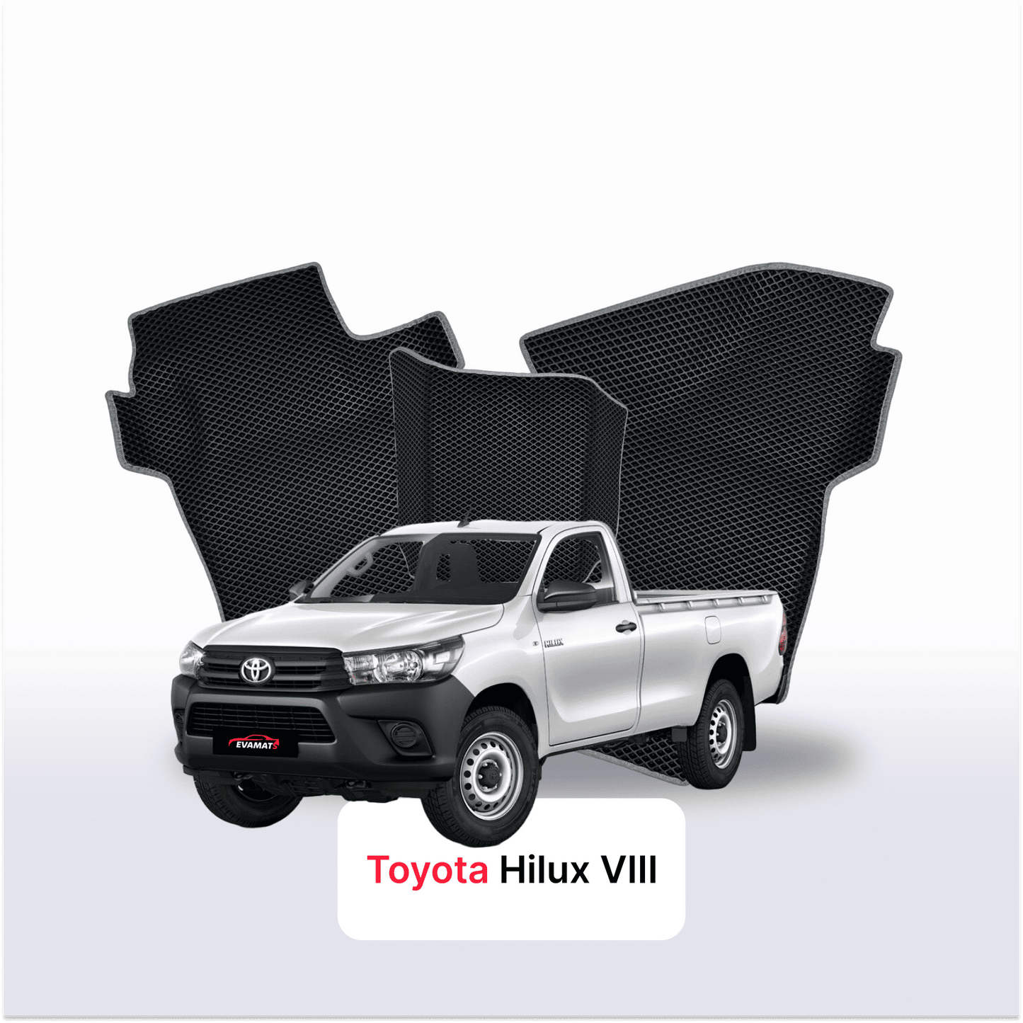 Autokoberce EVA pro Toyota Hilux 8 gen 2015-2026 r. PICK-UP jednokabina