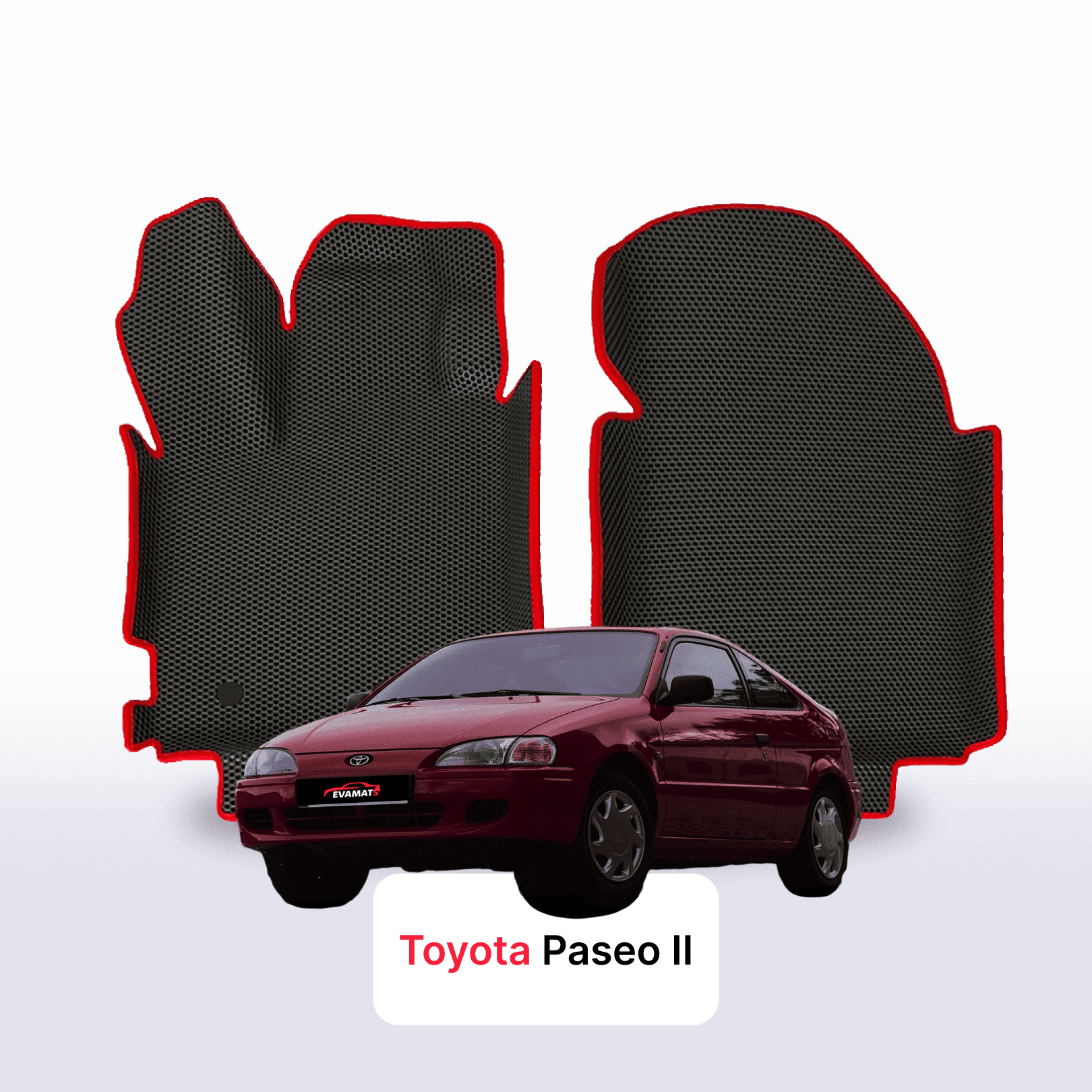 Autokoberce EVA pro Toyota Paseo 2 gen 1991-1999 r. KUPÉ