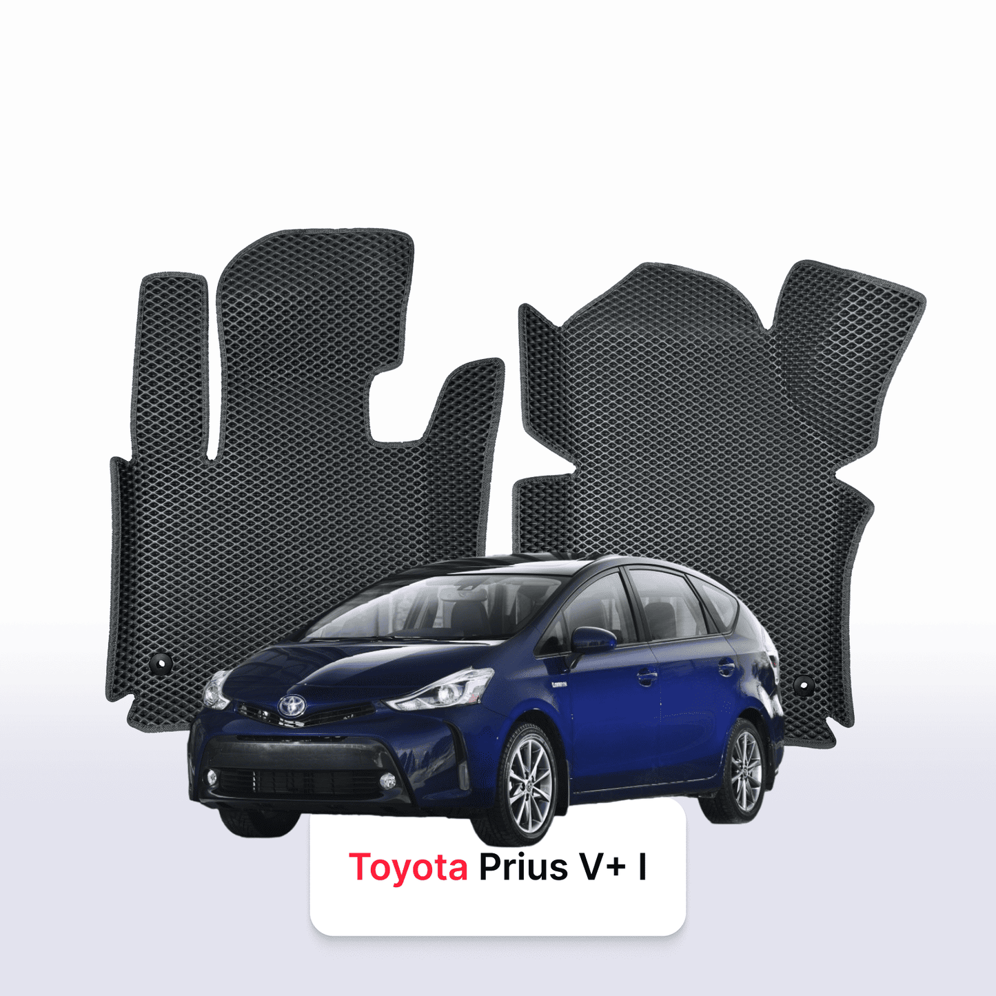 Autokoberce EVAMATS pro Toyota Prius v+ 2 gen 2014-2023 r. MINIVAN