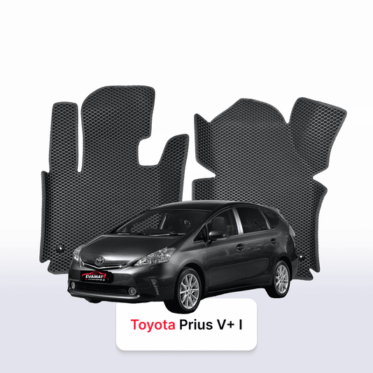 Autokoberce EVA pro Toyota Prius v+ 1 gen 2011-2014 r. MINIVAN