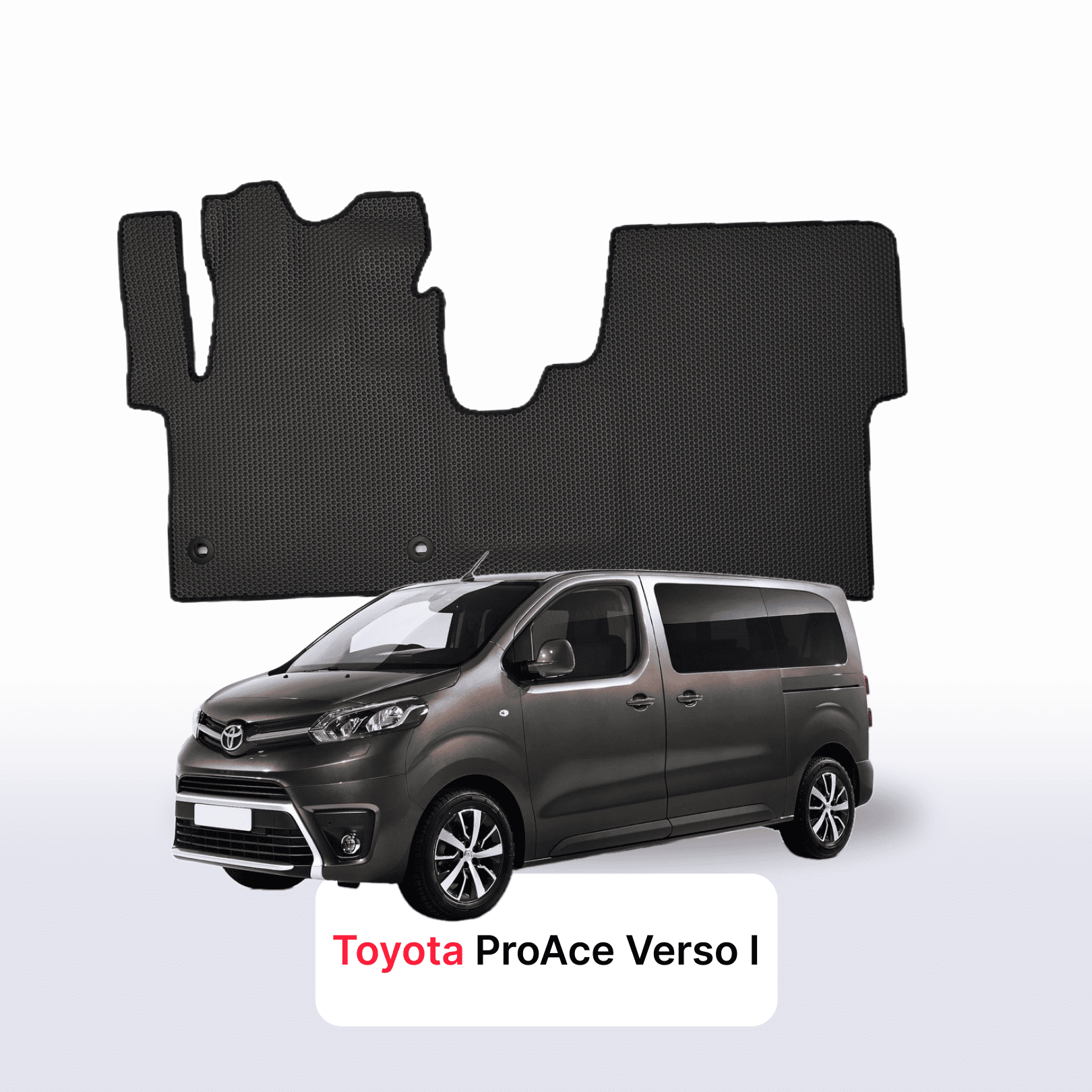 Autokoberce EVA pro Toyota ProAce Verso 2016-2028 r. MINIVAN 9 míst