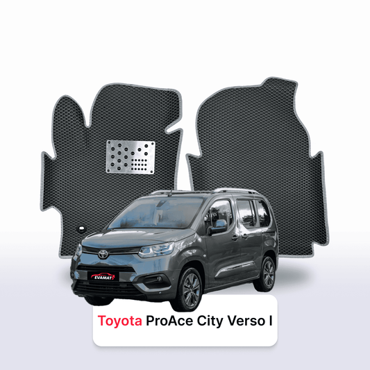 Autokoberce EVAMATS pro Toyota ProAce City Verso 2019-2023 rok MINIVAN