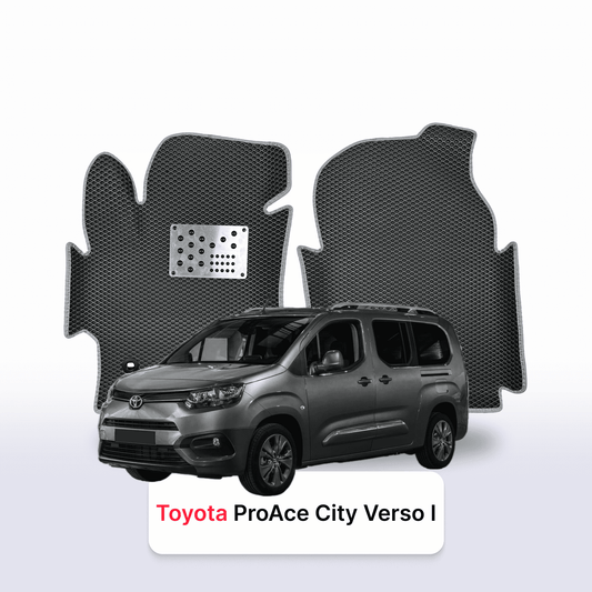 Autokoberce EVAMATS pro Toyota ProAce City Verso 2019-2023 rok LONG MINIVAN