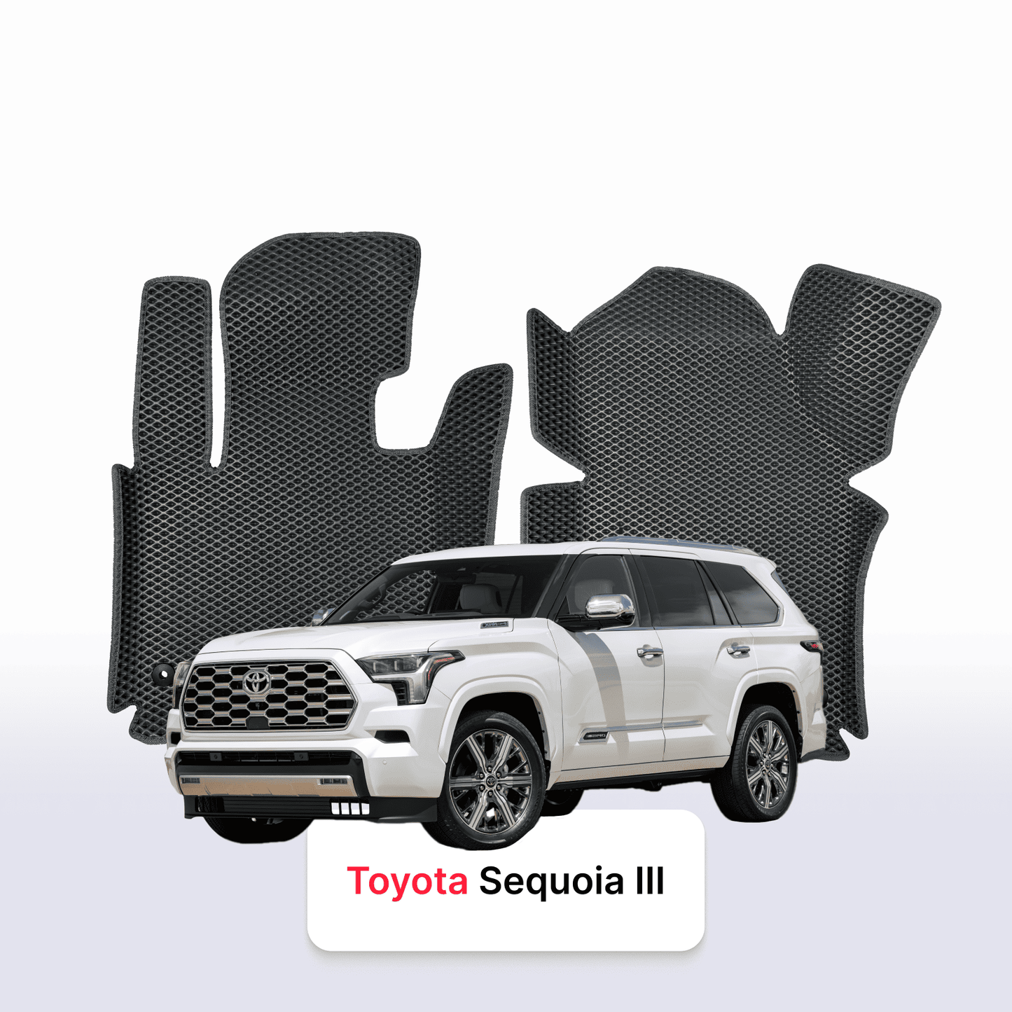 Autokoberce EVA pro Toyota Sequoia 3 gen 2022-2024 r. SUV