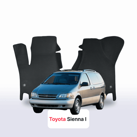 Autokoberce EVAMATS pro Toyota Sienna 1 1997-2003 rok výroby MINIVAN