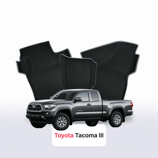 Autokoberce EVAMATS pro Toyota Tacoma 3 gen 2015-2025 rok PICK-UP jedna a půl kabina