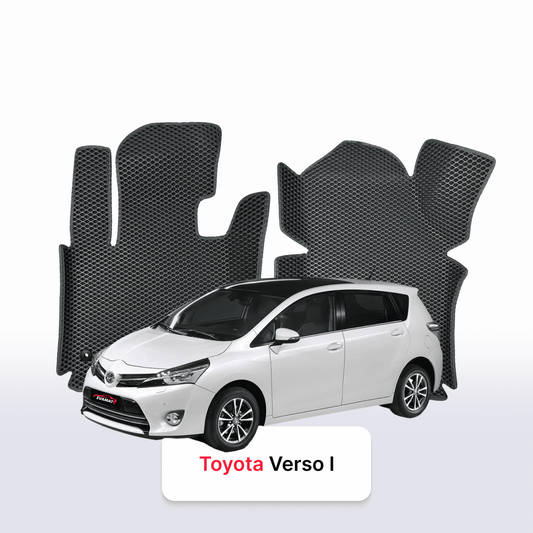 Autokoberce EVAMATS pro Toyota Verso 1 gen 2009-2018 rok MINIVAN 7 míst