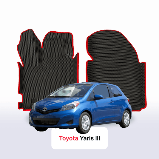 Autokoberce EVAMATS pro Toyota Yaris 3 gen 2010-2020 rok HATCHBACK 3dv.
