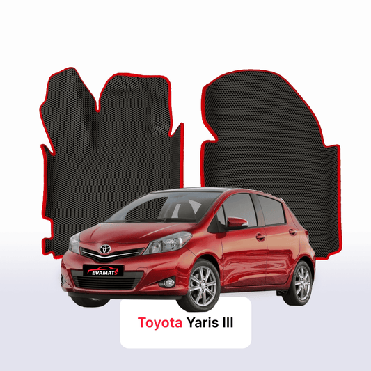 Autokoberce EVAMATS pro Toyota Yaris 3 gen 2010-2020 rok HATCHBACK 5dv.