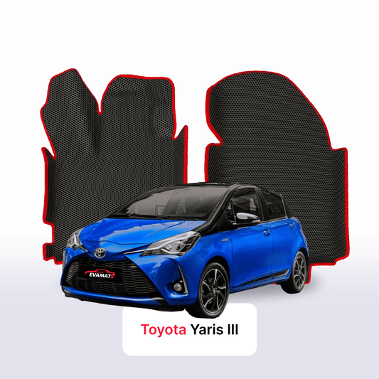Autokoberce EVAMATS pro Toyota Yaris 3. generace facelift 2014-2020 rok HATCHBACK 5 dveří