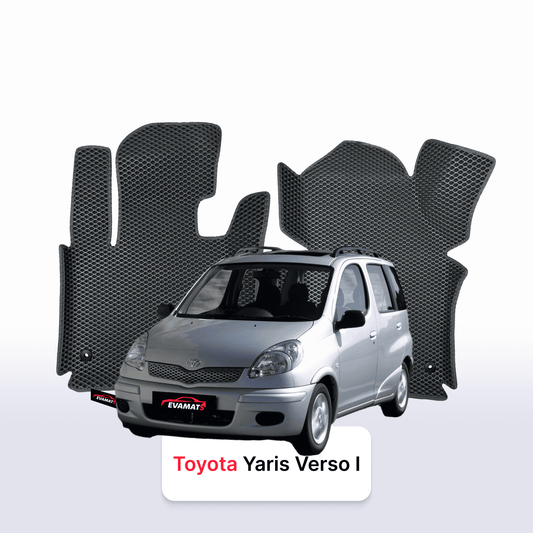 Autokoberce EVAMATS pro Toyota Yaris Verso 1999-2006 rok výroby MINIVAN