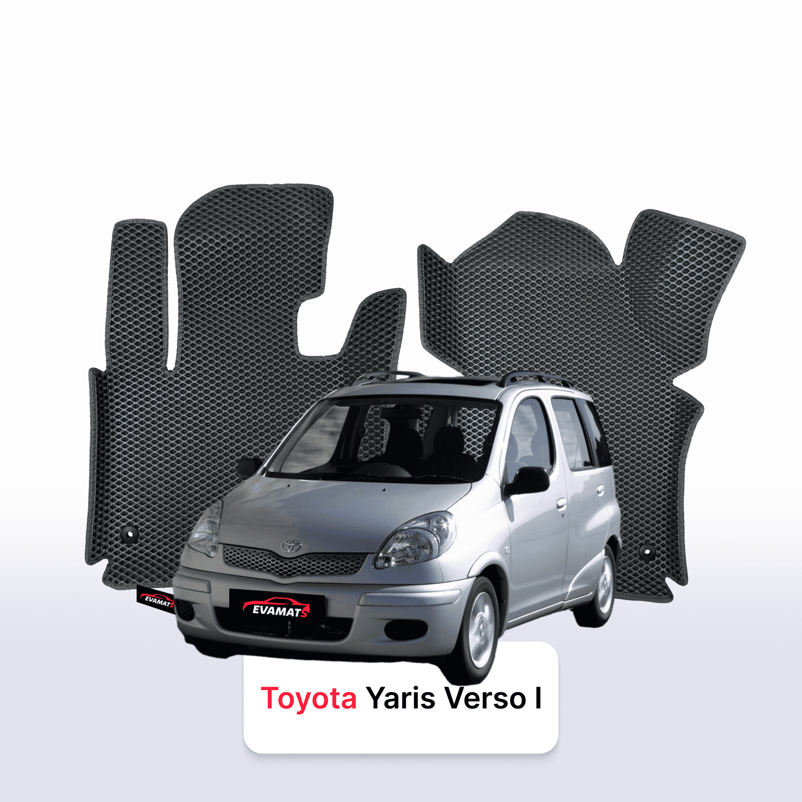 Autokoberce EVA pro Toyota Yaris Verso 1999-2006 r. MINIVAN
