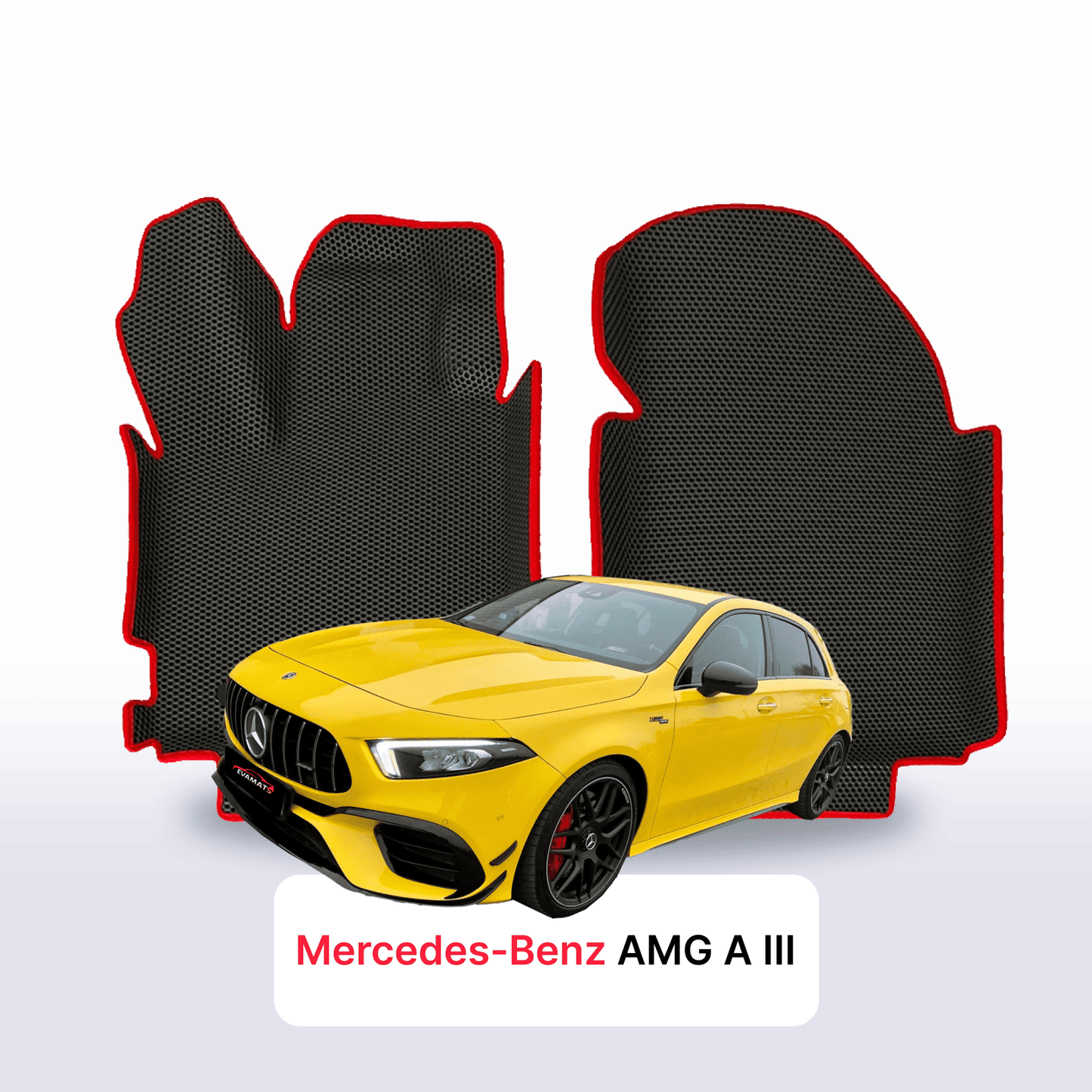 Autokoberce EVAMATS pro Mercedes-Benz AMG A35/45 (W177/V177) 2018-2024 HATCHBACK 5 dveří