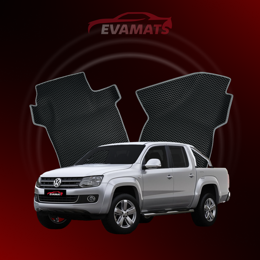 Autokoberce EVAMATS pro Volkswagen Amarok I gen 2010-2022 rok PICK-UP dvoukabina