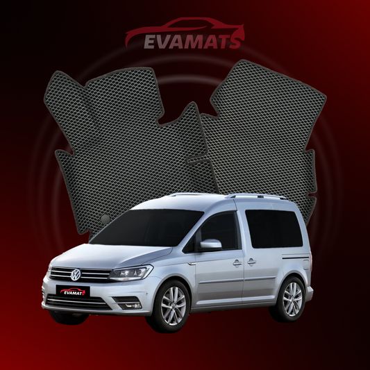 Autokoberce EVAMATS pro Volkswagen Caddy III gen 2004-2020 rok MINIVAN 5 míst