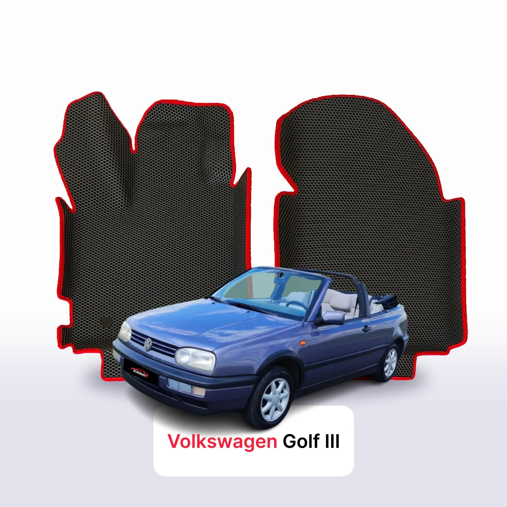 Autokoberce EVA pro Volkswagen Golf(MK3) III gen 1991-2003 r. KABRIOLET