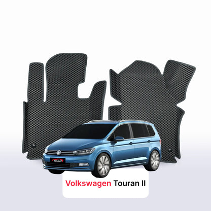 Autokoberce EVA pro Volkswagen Touran II gen 2015-2027 r. MINIVAN
