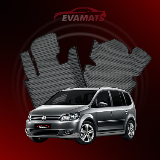 Autokoberce EVAMATS pro Volkswagen Touran II gen 2010-2015 rok MINIVAN 7 míst